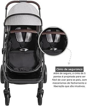 Imagem de Carrinho nomad  melange grafite  Kiddo