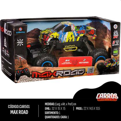 Imagem de Carrinho Off-Road Infantil c/ luz suspensão bateria - CAR501