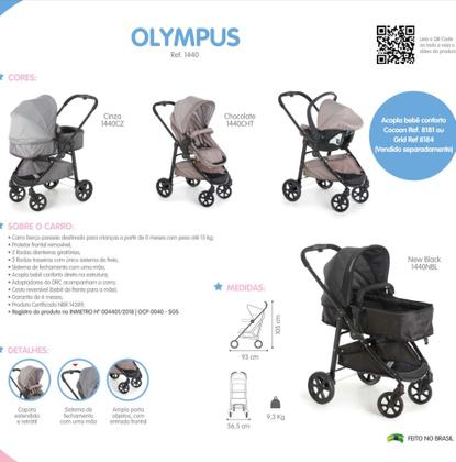 Imagem de Carrinho Olympus Galzerano New Black