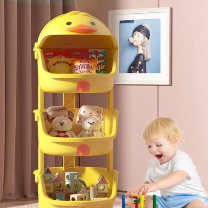 Imagem de Carrinho Organizador Infantil com Gavetas Brinquedos Quarto