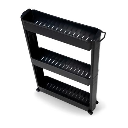 Imagem de Carrinho Organizador Multiuso 3 Prateleiras Branco com Rodas