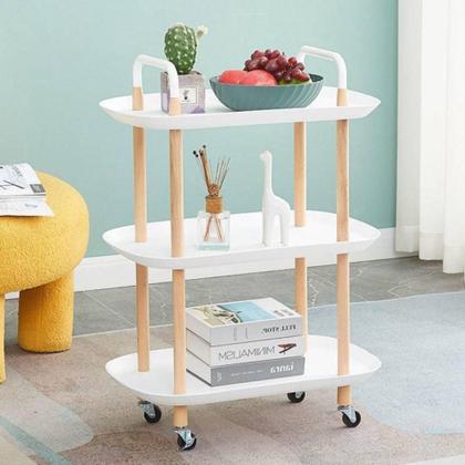 Imagem de Carrinho Organizador Multiuso 3 Prateleiras