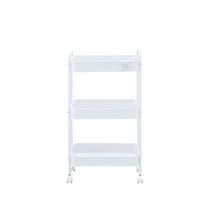 Imagem de Carrinho Organizador Multiuso Gala Rodinhas Branco