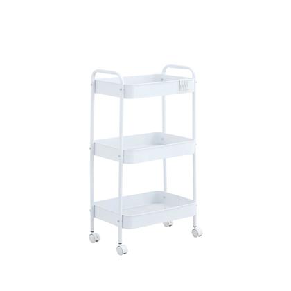 Imagem de Carrinho Organizador Multiuso Gala Rodinhas Branco