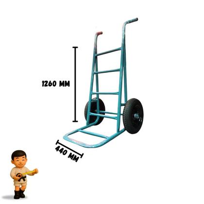 Imagem de Carrinho p/armazem 300kg metalpama pneu camara