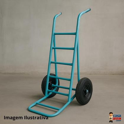Imagem de Carrinho p/armazem 300kg metalpama pneu camara