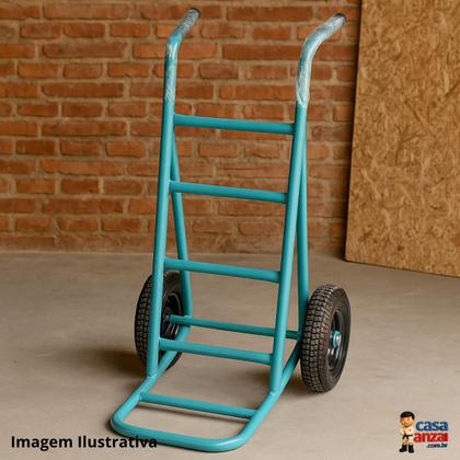 Imagem de Carrinho p/armazem 300kg metalpama pneu camara