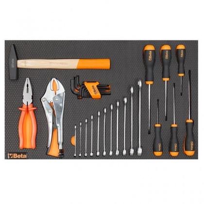 Imagem de Carrinho para Ferramentas 07 Gavetas RSC24/7 Laranja + Kit Berço Básico com 29 Peças Uso Geral 5900B