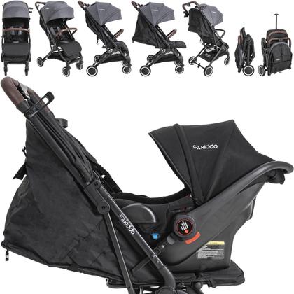 Imagem de Carrinho para Gemeos 2 Bebe Conforto Kiddo Sprint II Grafite