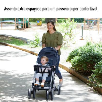 Imagem de Carrinho Passeio C/Bebê Conforto Comfy Cruiser Preto Graco