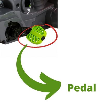 Imagem de Carrinho Passeio Infantil Quadriciclo Criança Pedal Haste