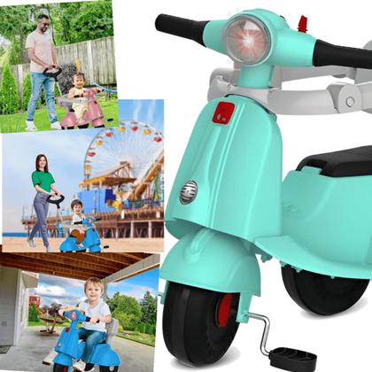Imagem de Carrinho Passeio Pedal Bandeirante Scooter Banderetta Turquesa