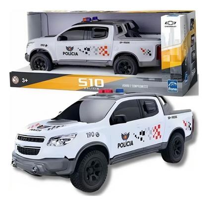 Imagem de Carrinho Pickup S10 Viatura Policial Miniatura