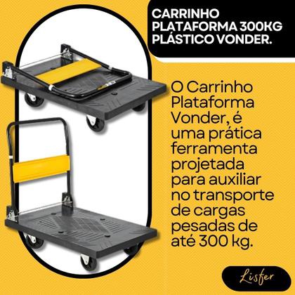 Imagem de Carrinho Plataforma, 300 Kg - Vonder