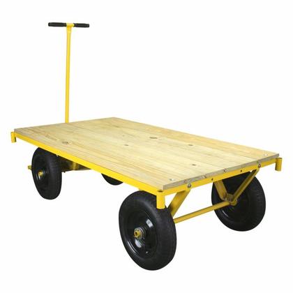 Imagem de Carrinho Plataforma LYNUS 600kg Plataforma de Madeira