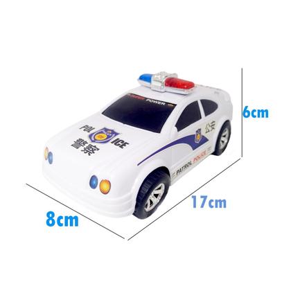 Imagem de Carrinho Policia Infantil Som Luzes Sirene Bate Volta Brinquedo