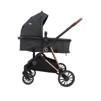 Imagem de Carrinho Premium Baby + Bebê Conforto + Base Florence Black/Preto