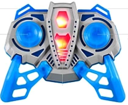 Imagem de Carrinho Preto Azul Com Controle Remoto anda na Terra & Água Com Tração 4x4