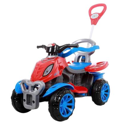 Imagem de Carrinho Quadriciclo Spider Grande de Passeio Pedal Com Proteção Infantil
