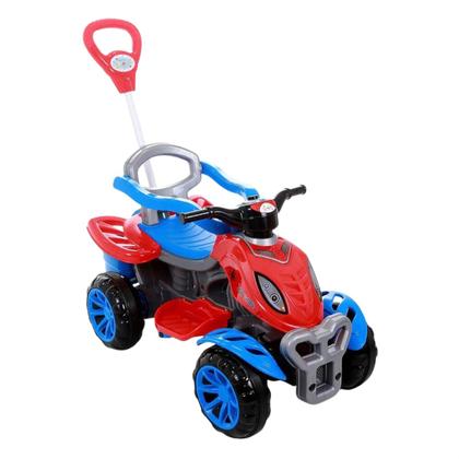 Imagem de Carrinho Quadriciclo Spider Grande de Passeio Pedal Com Proteção Infantil