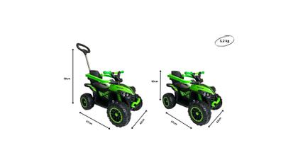 Imagem de Carrinho Quadriciclo UTV de Passeio Automóvel Multmaxx Infantil com Empurrador