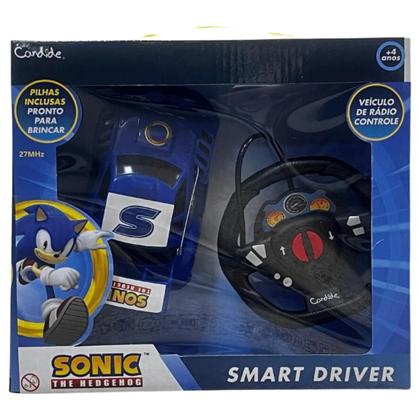 Imagem de Carrinho Radio Controle 3 Funções Smart Driver Sonic Candide