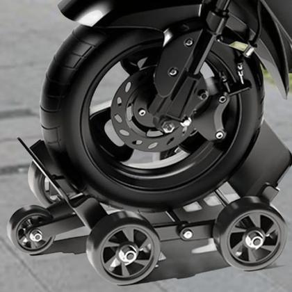 Imagem de Carrinho Reboque Pneu Furado Moto Rodinha Movimentador