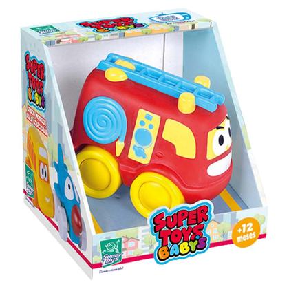 Imagem de Carrinho Roda Livre - Super Toys Babys - Bombeiro - Super Toys