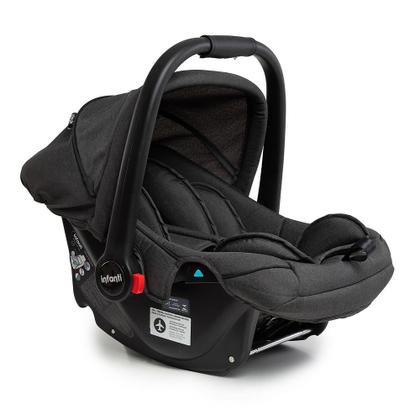 Imagem de Carrinho Romanzo Moisés Bebê Conforto DUO Travel System preto bronze Infanti