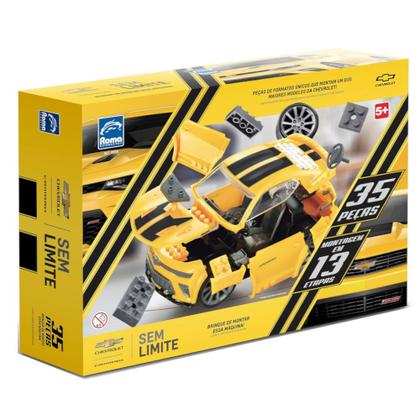 Imagem de Carrinho Sem Limite Camaro de Montar na Caixa 19cm Original
