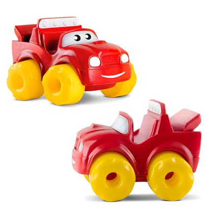 Imagem de Carrinho Soft Kart Carro De Brinquedo Mordedor Menino Menina Infantil Samba Toys