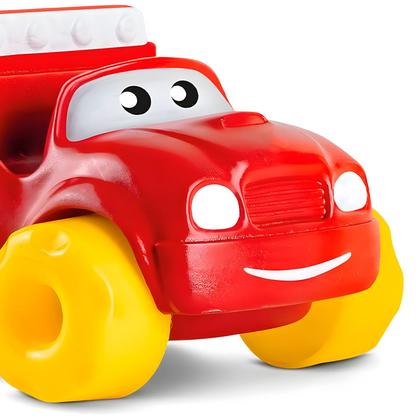 Imagem de Carrinho Soft Kart Carro De Brinquedo Mordedor Menino Menina Infantil Samba Toys