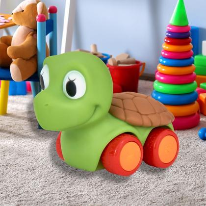 Imagem de Carrinho Tartaruga De Brinquedo em Vinil P/Bebes Para Água