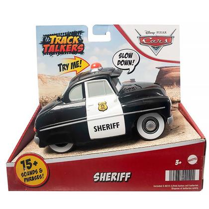 Imagem de Carrinho Track Talkers Cars Disney Sherif com Sons GXT28 HFC52 - Mattel