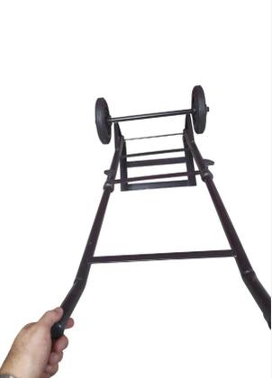 Imagem de Carrinho Transporte Caixas Carga Pneu Maciço - Sf