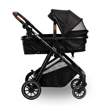 Imagem de Carrinho trio street black com bebe conforto e base isofix - abc design