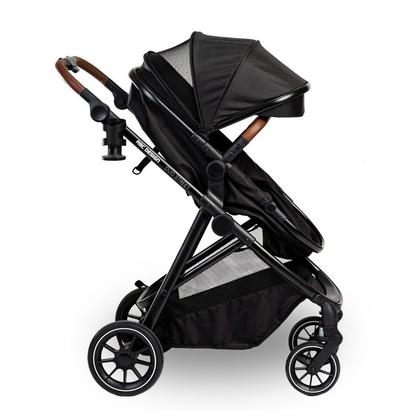 Imagem de Carrinho trio street black com bebe conforto e base isofix - abc design