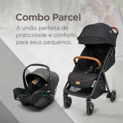 Imagem de Carrinho TS Parcel Eclipse e bebê Conforto I-Snug Shale