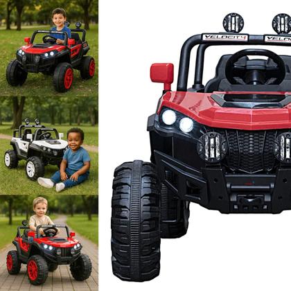 Imagem de Carrinho UTV Elétrico Importway Vermelho 12V com Controle Remoto