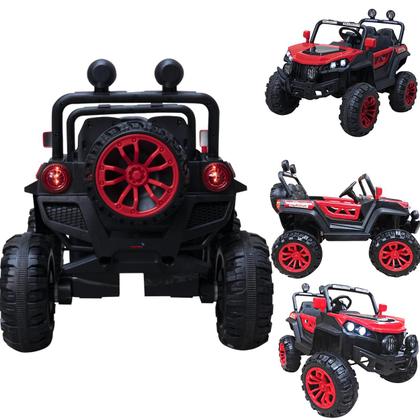 Imagem de Carrinho UTV Elétrico Importway Vermelho 12V com Controle Remoto