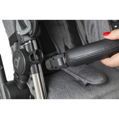 Imagem de Carrinho Vulkan Silver - Galzerano Reversível Com Giro 360