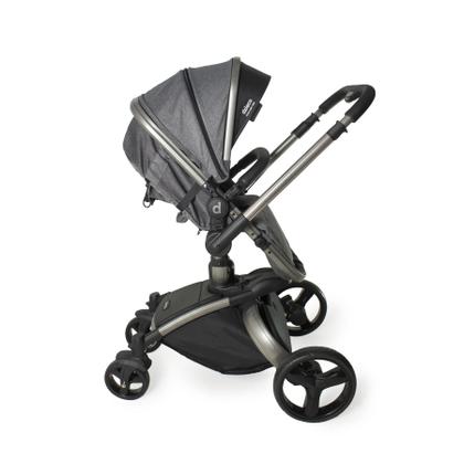 Imagem de Carrinho Vulkan Silver - Galzerano Reversível Com Giro 360