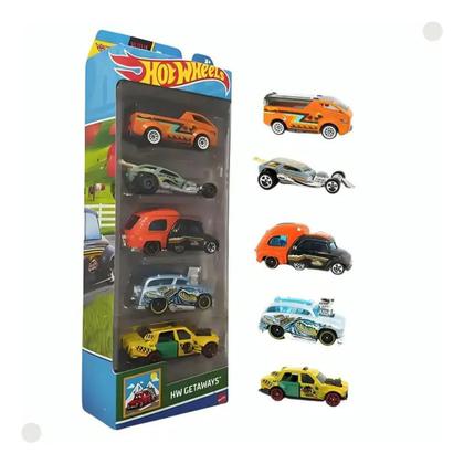 Imagem de Carrinhos Hot Wheels HW Getaways Cartela C/5 Mattel Original