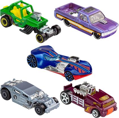 Imagem de Carrinhos Hot Wheels Pacote com 5 Modelos Sortidos