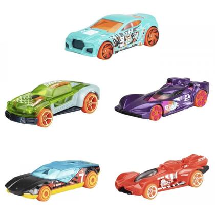 Imagem de Carrinhos Hot Wheels Stunt Tracks JBJ83 c/ 5 Carros - Mattel
