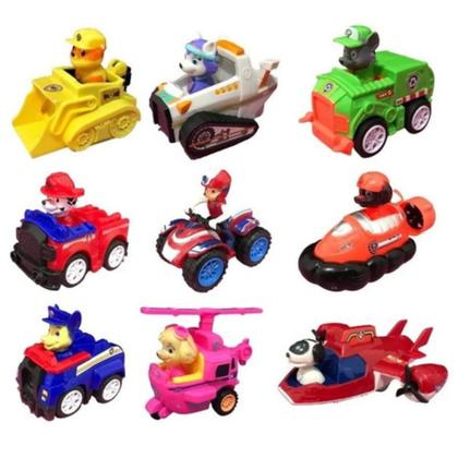 Imagem de Carrinhos Patrulha Canina 9 Carros A Fricção Cachorrinhos