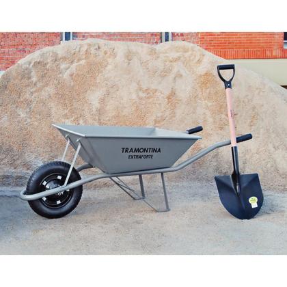 Imagem de Carriola Extra Forte Caçamba 65 Litros Chapa 20 e Pneu com Câmara TRAMONTINA