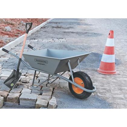 Imagem de Carriola Extra Forte Caçamba 65 Litros Chapa 20 e Pneu com Câmara TRAMONTINA