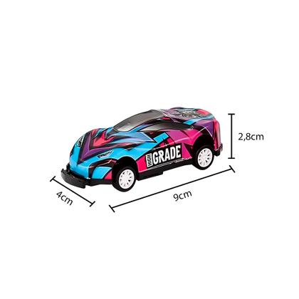 Imagem de Carro 24 Carrinho Brinquedo Ferro Infantil Colorido Fricção Carro Infantil Criança 360º Colecionavel