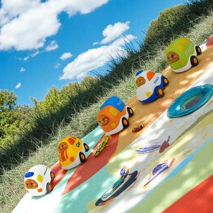 Imagem de Carro Brinquedo Criança Mini Presente Carrinhos Fricção Kit 9 Unidades cartoon car cores diversas